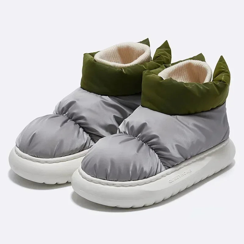 Moteriški Žieminiai Batai - Šilti Sniego Batai su Pūkiniu Pamušalu