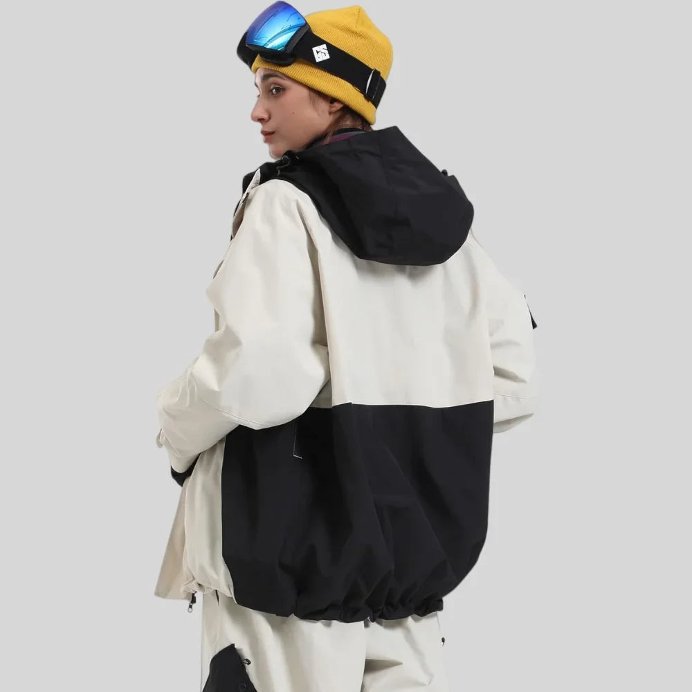 Slidinėjimo Striukė  - Vandeniui Atspari Snowboard Striukė su Gobtuku