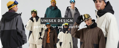 Slidinėjimo Striukė  - Vandeniui Atspari Snowboard Striukė su Gobtuku