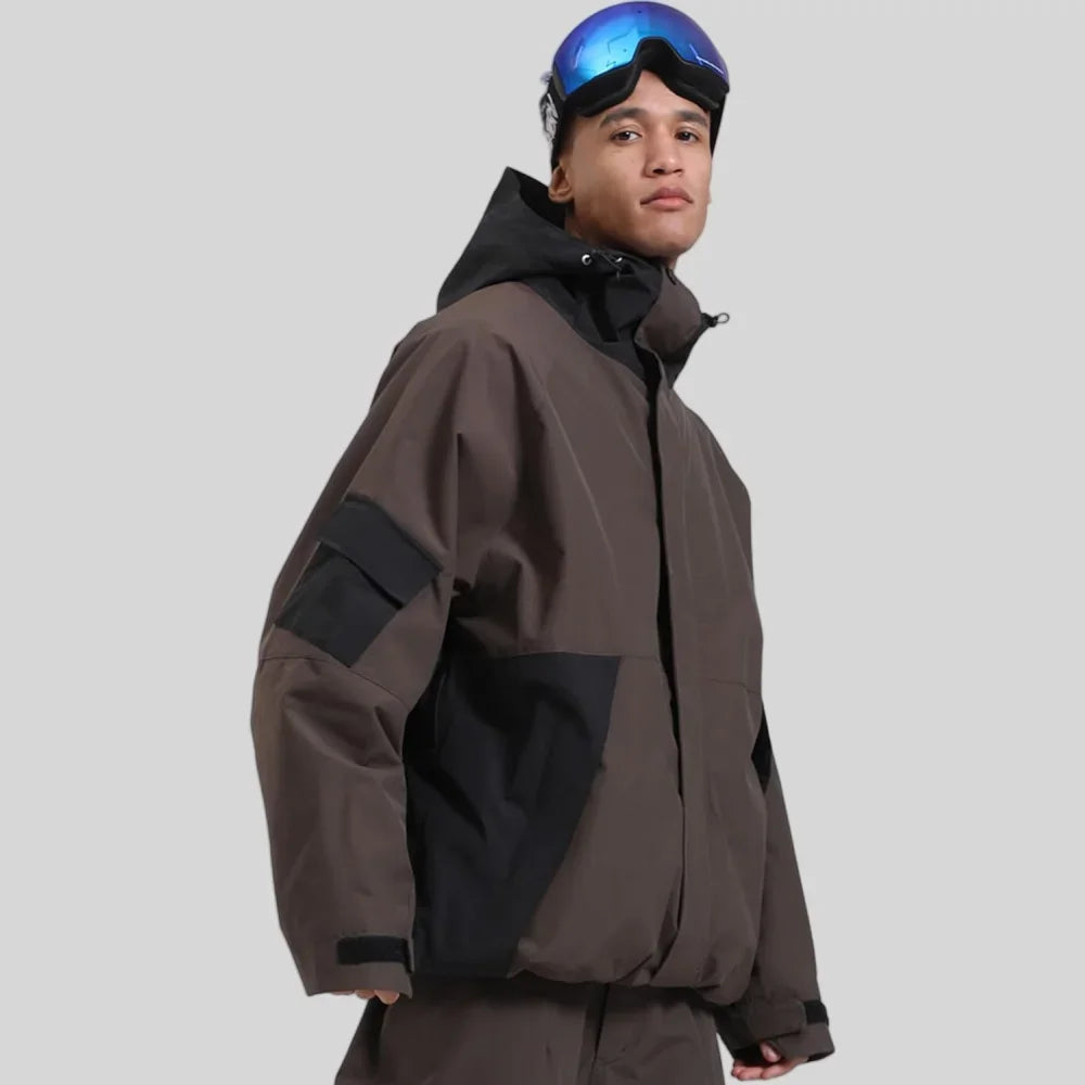 Slidinėjimo Striukė  - Vandeniui Atspari Snowboard Striukė su Gobtuku