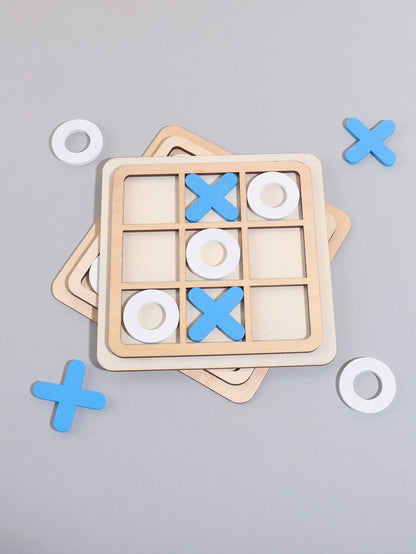 Medinis Kryžiukų-Nuliukų Žaidimas (Tic-Tac-Toe) - Edukacinė Stalo Žaidimas Vaikams