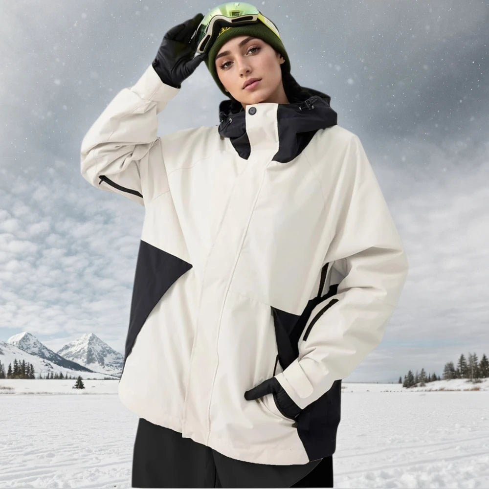 Slidinėjimo Striukė  - Vandeniui Atspari Snowboard Striukė su Gobtuku