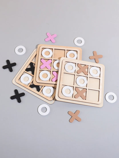 Medinis Kryžiukų-Nuliukų Žaidimas (Tic-Tac-Toe) - Edukacinė Stalo Žaidimas Vaikams