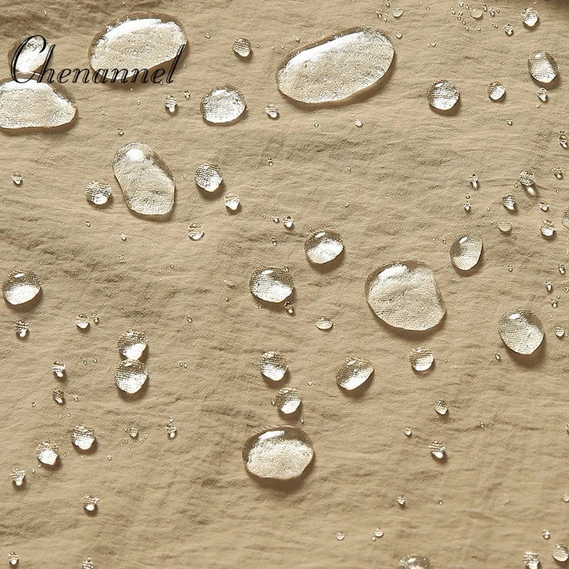 Vyriška Pavasario-Rudens Striukė Didelių Dydžių - Kasdienė Lengva Striukė su Stačia Apykakle