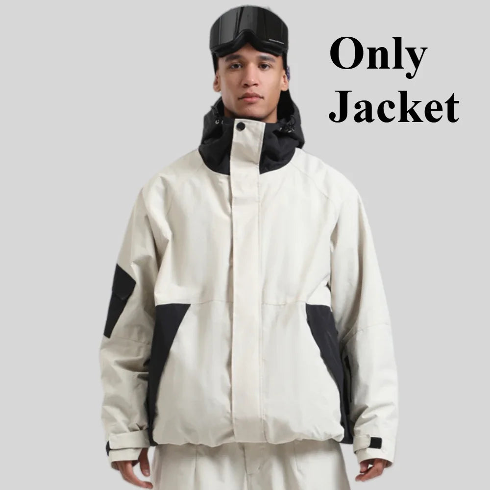 Slidinėjimo Striukė  - Vandeniui Atspari Snowboard Striukė su Gobtuku