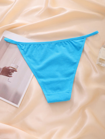 Moterų Seksualios Kelnaitės 5 Vnt. - Hipster Bikini su Žiedu ir Raišteliu