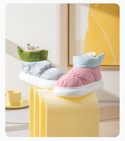 Moteriški Žieminiai Batai - Šilti Sniego Batai su Pūkiniu Pamušalu