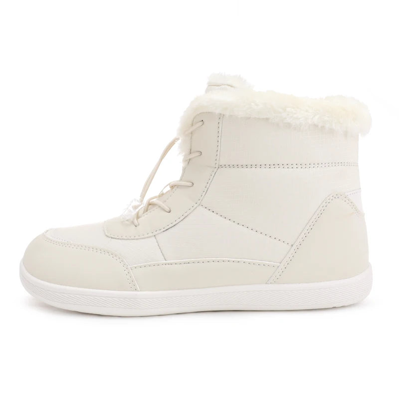 Žieminiai Barefoot Batai Moterims - Šilti Sniego Batai su Pliušu - Vandeniui Atsparūs