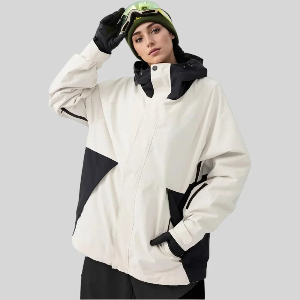 Slidinėjimo Striukė  - Vandeniui Atspari Snowboard Striukė su Gobtuku