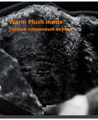 Vyriški Žieminiai Batai - Vandeniui Atsparūs su Kailiuku Žygiams ir Darbui