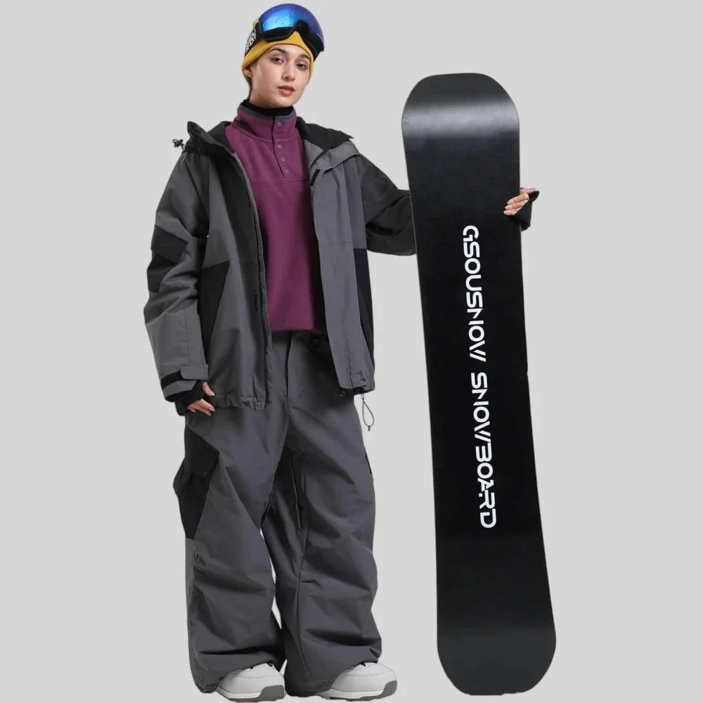 Slidinėjimo Striukė  - Vandeniui Atspari Snowboard Striukė su Gobtuku