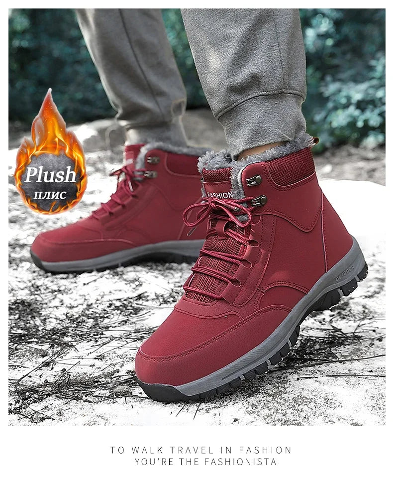 Universalūs Žieminiai Vandeniui Atsparūs Batai - Šilti Žygių Batai Moterims ir Vyrams 37-47