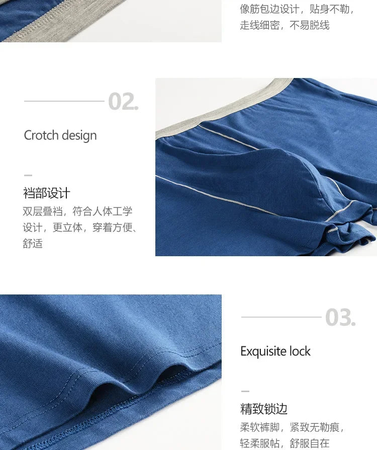 Vyriškos Boxer Kelnaitės Labai - Laisvos Medvilninės