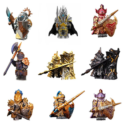 MOC Viduramžių Karžygiai - Elfai, Orkai, Nykštukai, Ličai - Konstruktorius Vaikams