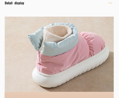 Moteriški Žieminiai Batai - Šilti Sniego Batai su Pūkiniu Pamušalu