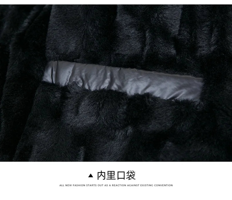 Vyriška Ilga Žieminė Parka Striukė - su Kailiuku ir Gobtuvu