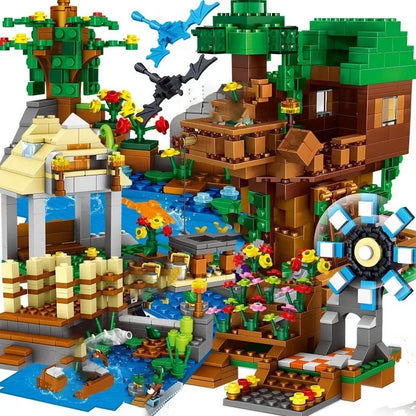 Kaimo Architektūra - Klasikinis Konstruktorius Vaikams | Suderinamas su Minecraft