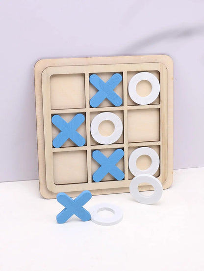 Medinis Kryžiukų-Nuliukų Žaidimas (Tic-Tac-Toe) - Edukacinė Stalo Žaidimas Vaikams