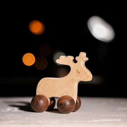 Medinis Automobilių Žaislas iš Klevo | Montessori Kramtukas Kūdikiams - DIY Rankdarbiai