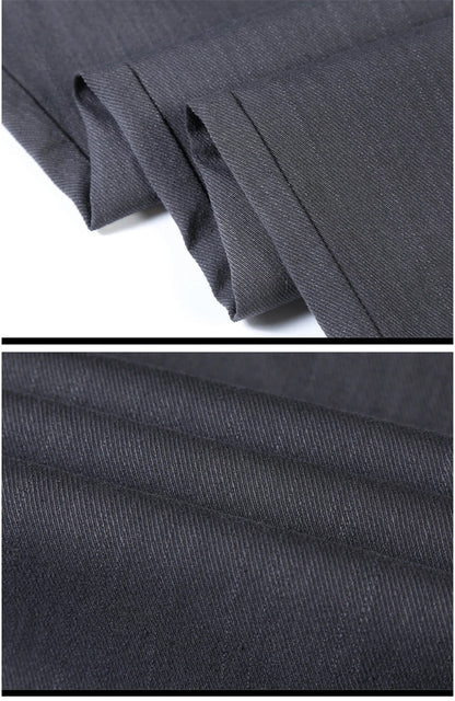 Vyriškos Kelnės - Elastinga Juosmena - Pilkos Juodos