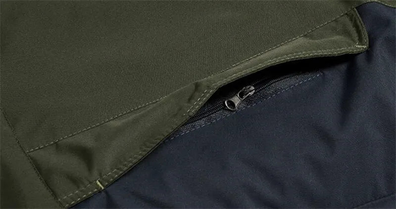 Vyriška Žieminė Striukė Lauko Veikloms - Vandeniui Atspari su Gobtuku