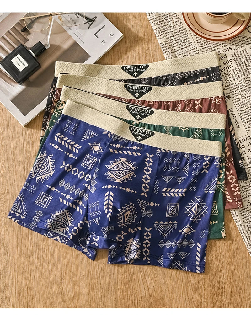 Vyriškos Boxer Šortai - Seksualūs Stilingi Apatiniai