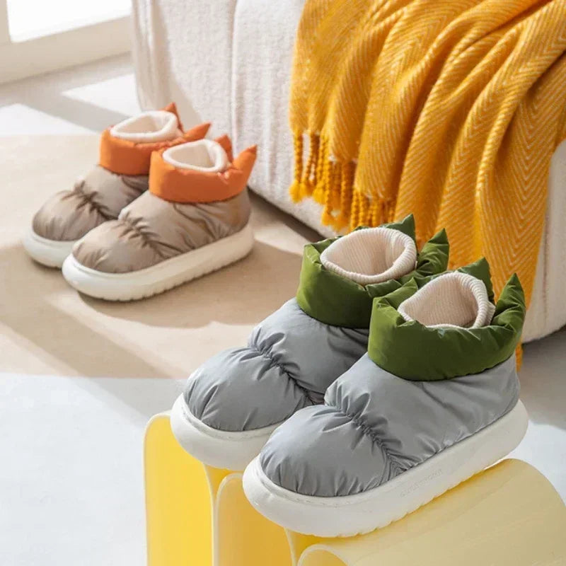 Moteriški Žieminiai Batai - Šilti Sniego Batai su Pūkiniu Pamušalu