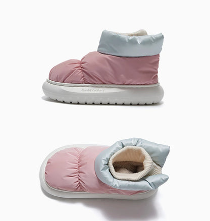 Moteriški Žieminiai Batai - Šilti Sniego Batai su Pūkiniu Pamušalu