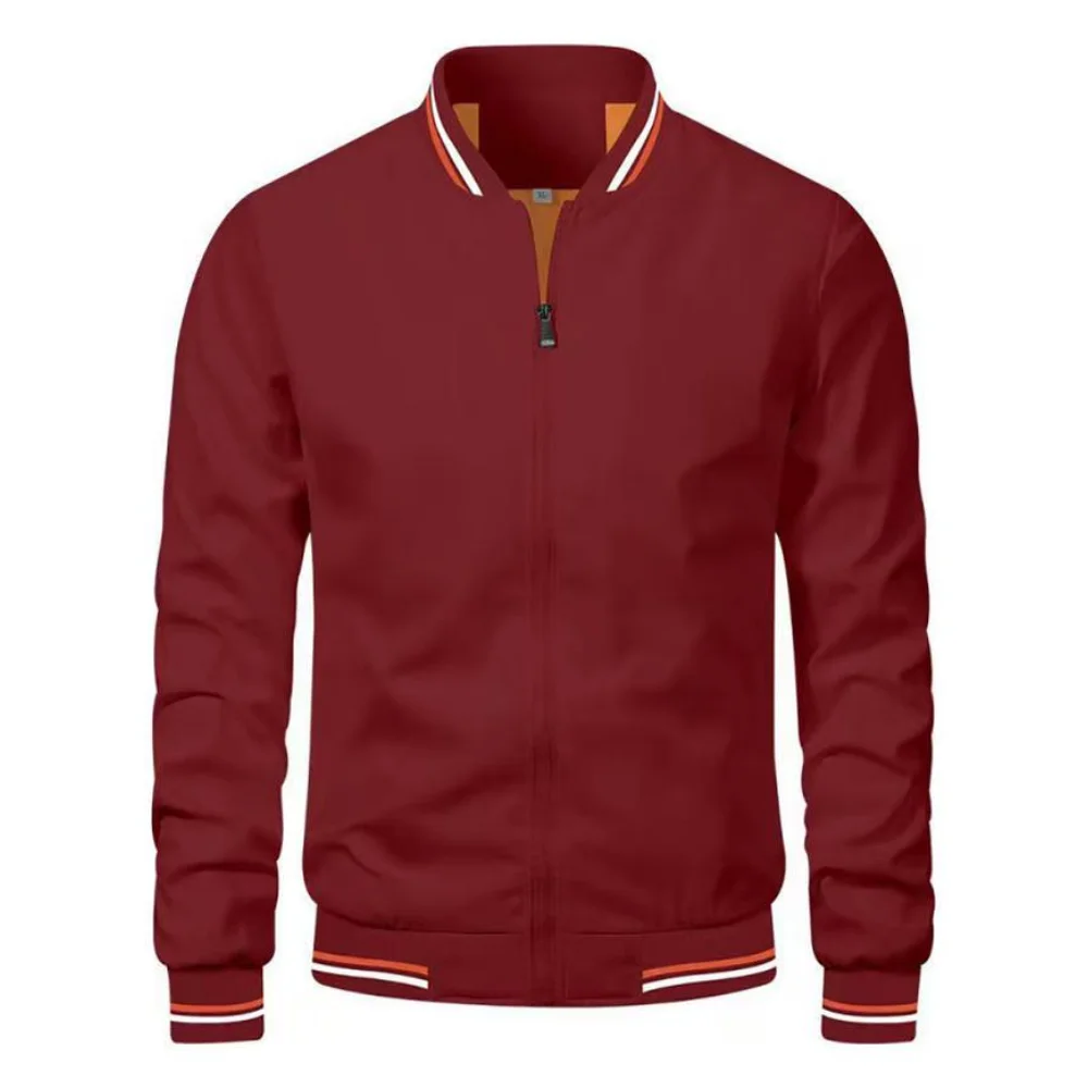 Vyriška Slim Fit Striukė - Rudeninė Vėjo Neperpučiama Stilinga Striukė