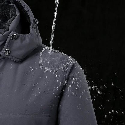 Vyriška Žieminė Striukė  - Vandeniui Atspari su Kailiuku