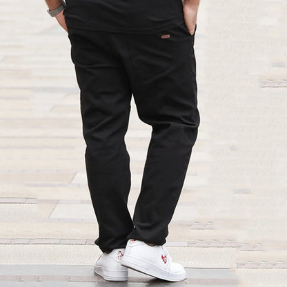 Vyriškos Kelnės - Tiesus Kirpimas Medvilnė - Khaki Juodos