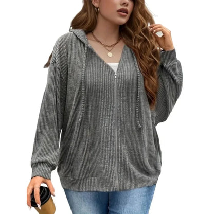 Moteriška Striukė su Gobtuku ir Užtrauktuku - Stilinga Kasdienė Striukė