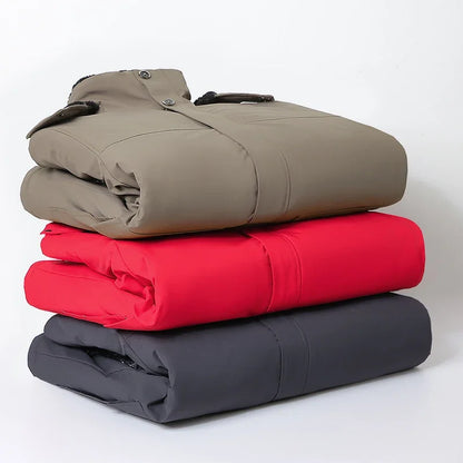 Vyriška Žieminė Striukė  - Vandeniui Atspari su Kailiuku