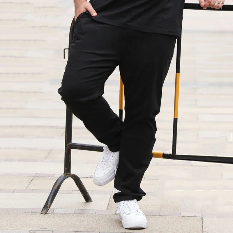 Vyriškos Kelnės - Tiesus Kirpimas Medvilnė - Khaki Juodos