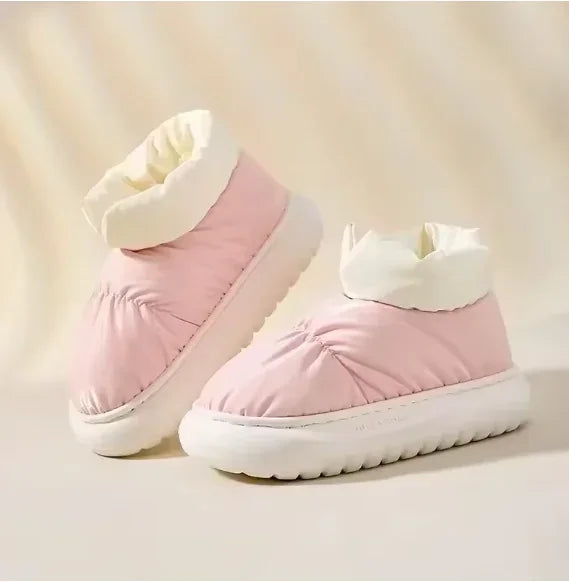 Moteriški Žieminiai Batai - Šilti Sniego Batai su Pūkiniu Pamušalu