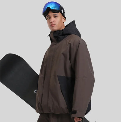 Slidinėjimo Striukė  - Vandeniui Atspari Snowboard Striukė su Gobtuku