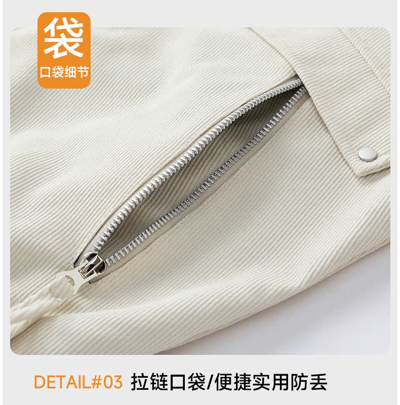 Vyriška Džinsinė Striukė su Spaudiniais - Pavasario Rudens Verslo Casual