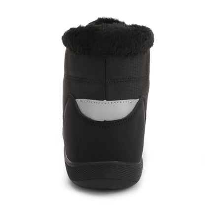 Žieminiai Barefoot Batai Moterims - Šilti Sniego Batai su Pliušu - Vandeniui Atsparūs