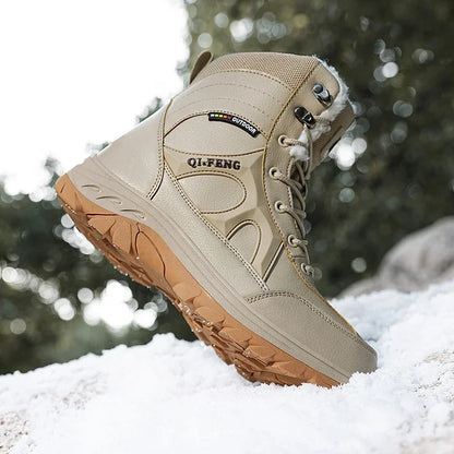 Žieminiai Batai Vyrams - Šilti Pliušiniai - Vandeniui Atsparūs - Žygių Batai