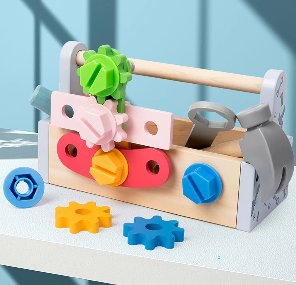 Medinis Įrankių Rinkinys Vaikams | Įsivaizduojamų Žaidimų Dėžė - Edukacinis Žaislas