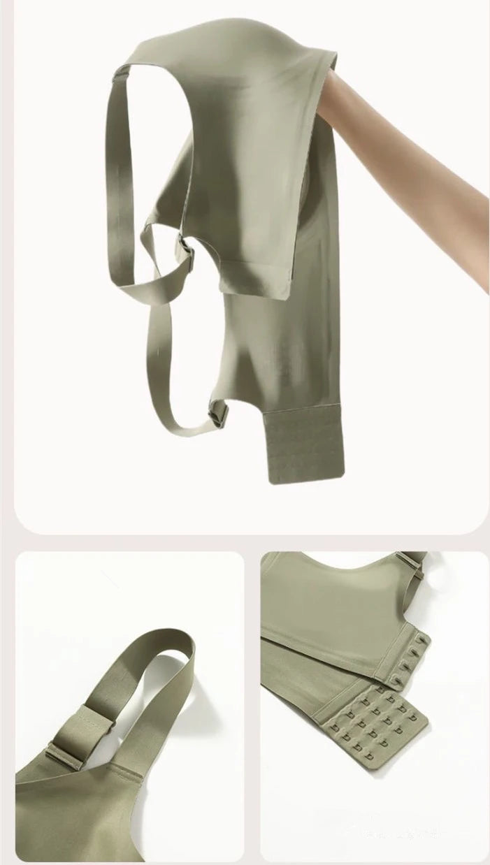 Moteriška Sportinė Liemenėlė be Kauliukų - Besiūlis Joga Liemenėlė su Minkštu Palaikymu