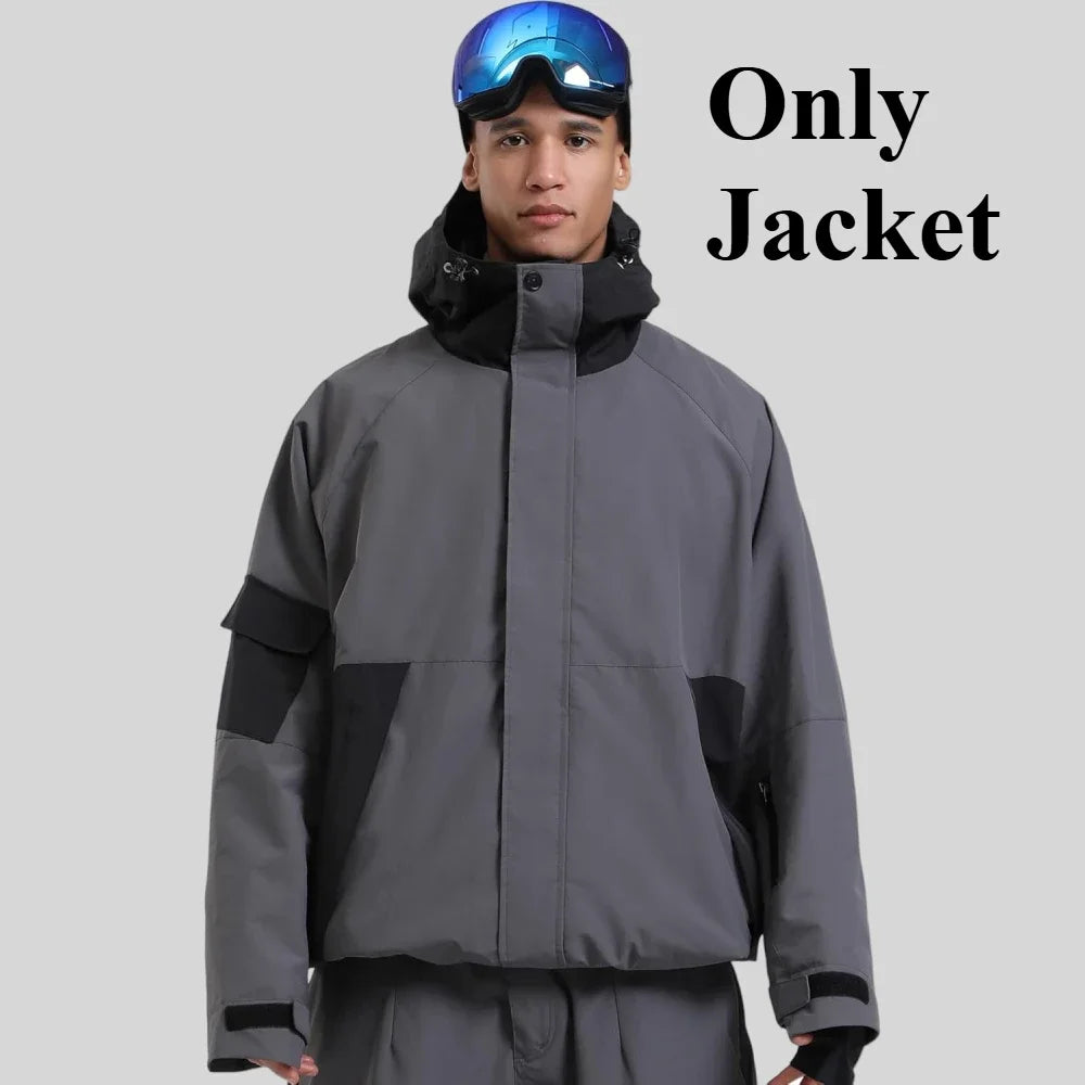 Slidinėjimo Striukė  - Vandeniui Atspari Snowboard Striukė su Gobtuku