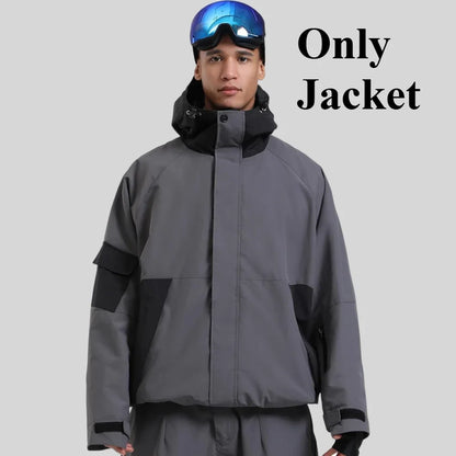 Slidinėjimo Striukė  - Vandeniui Atspari Snowboard Striukė su Gobtuku