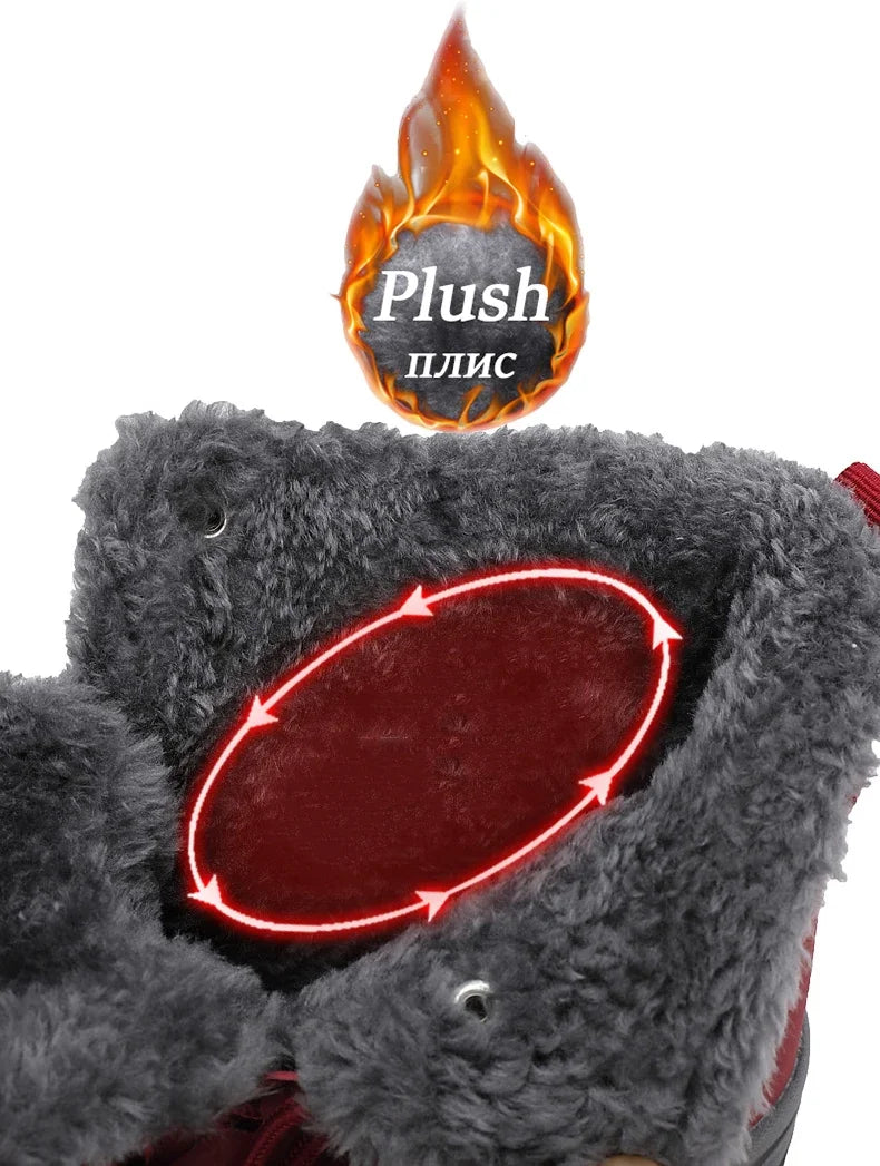 Universalūs Žieminiai Vandeniui Atsparūs Batai - Šilti Žygių Batai Moterims ir Vyrams 37-47