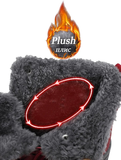 Universalūs Žieminiai Vandeniui Atsparūs Batai - Šilti Žygių Batai Moterims ir Vyrams 37-47