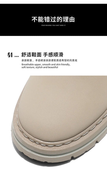 Vyriški Žieminiai Batai su Kailiuku - Šilti Aukšti Batai Storais Padais