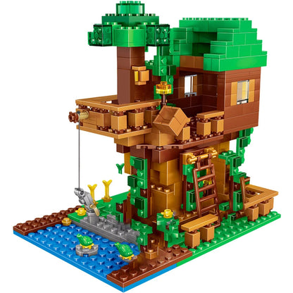 Kaimo Architektūra - Klasikinis Konstruktorius Vaikams | Suderinamas su Minecraft