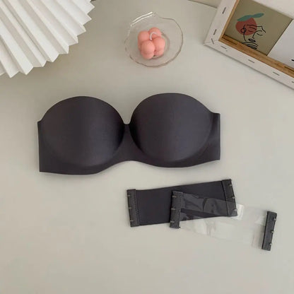 Liemenėlė Be Petnešų su Pratęsimu - Seksualus Strapless Bra Be Metalinių Lankelių