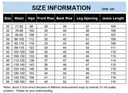 Vyriški Džinsai Didelių Dydžių iki 180KG - Tiesūs Aukštu Liemeniu Dad Džinsai