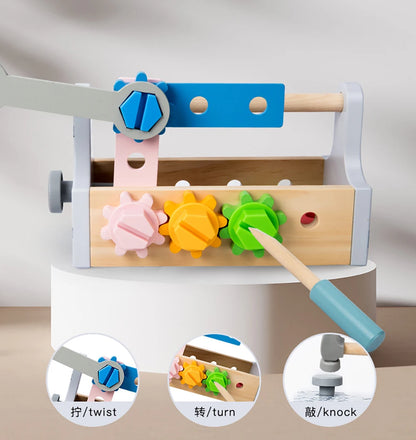 Medinis Įrankių Rinkinys Vaikams | Įsivaizduojamų Žaidimų Dėžė - Edukacinis Žaislas